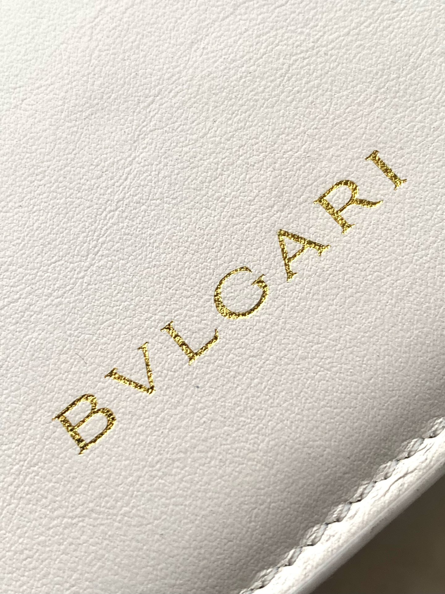 Bvlgari Serpentine Tote Shoulder Bag White